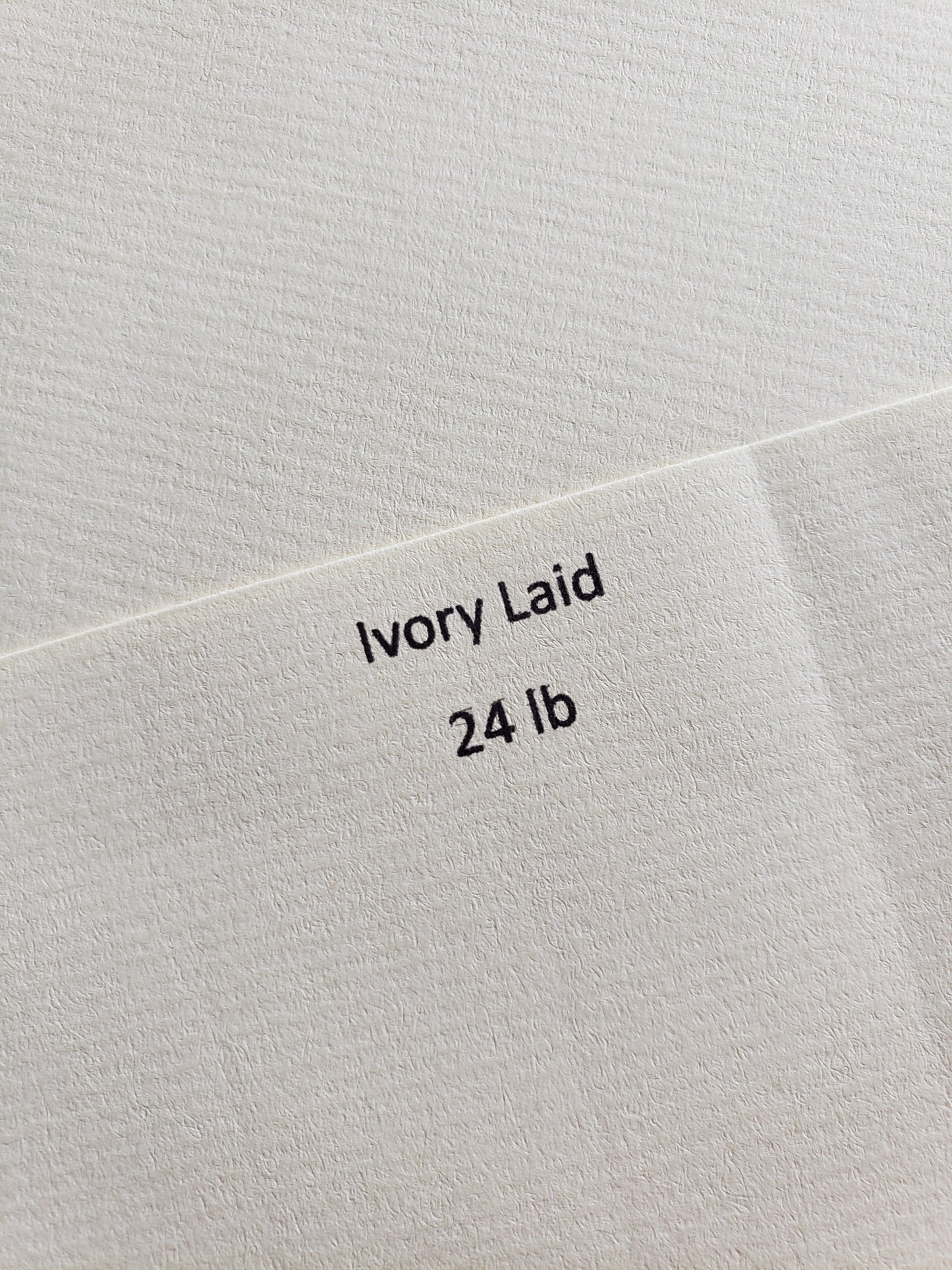 Laid Baronial Ivory - 24 lb: 8x10 Journal