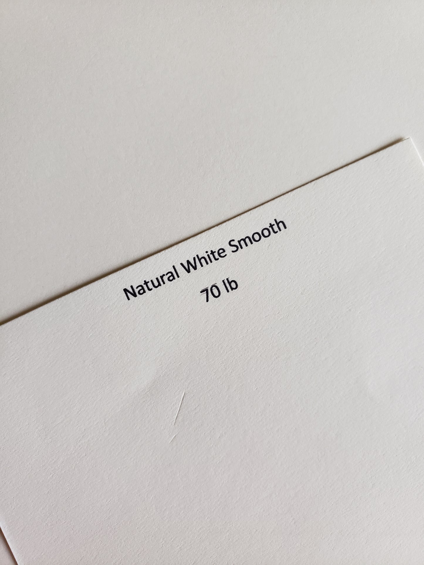 Natural White Smooth 8x10 Journal