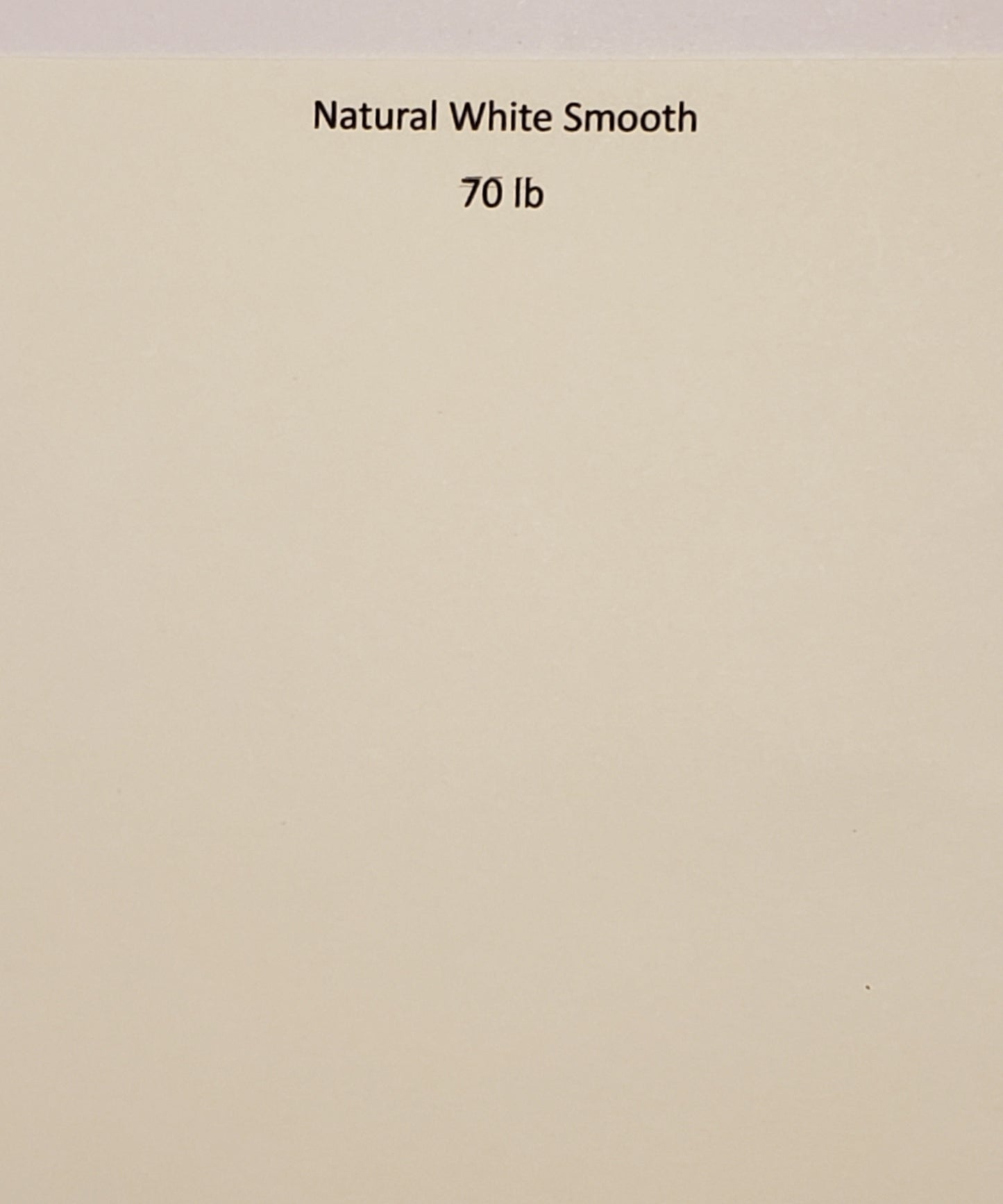 Natural White Smooth 8x10 Journal