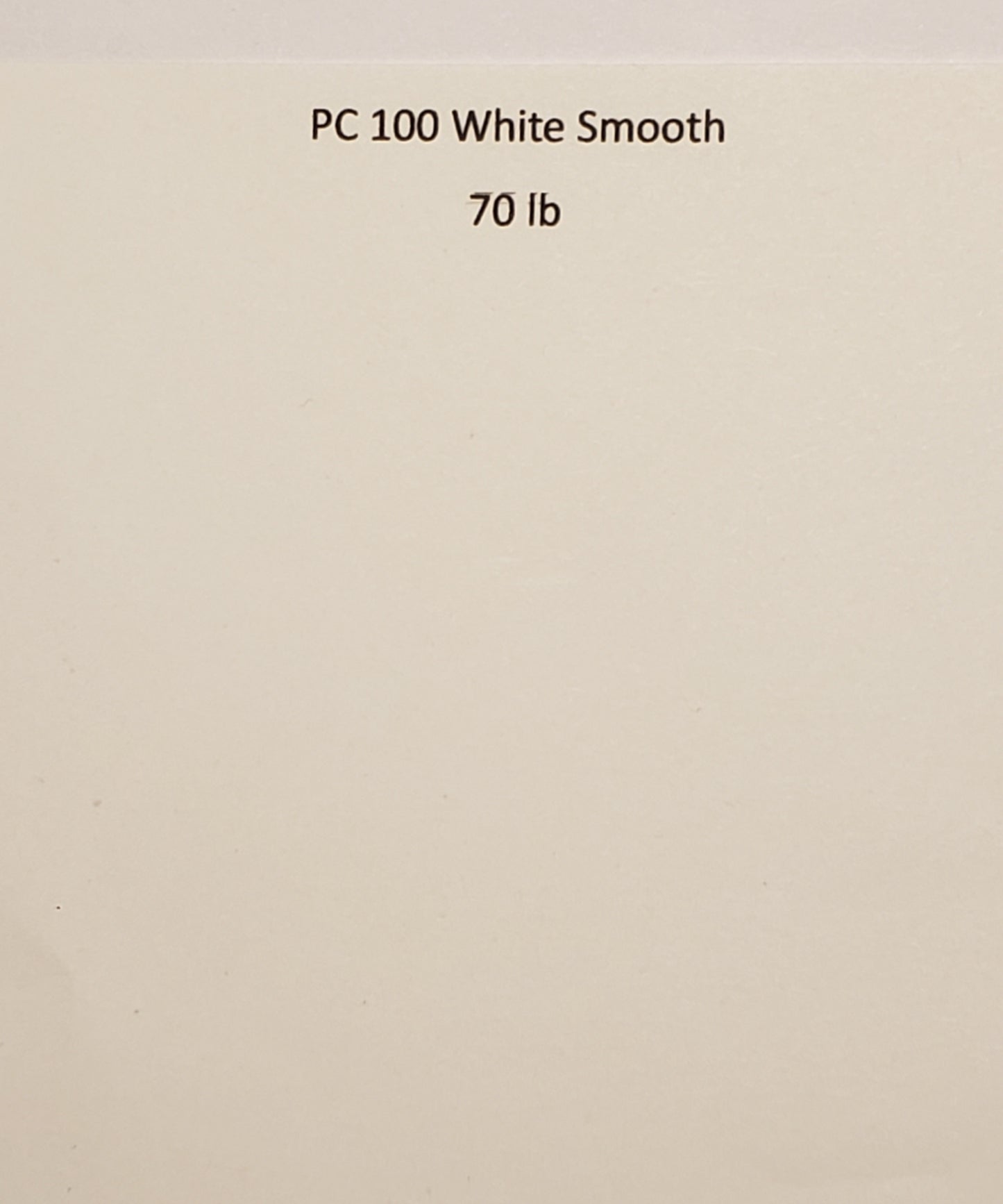 PC 100 White - 70 lb: 8x10 Journal