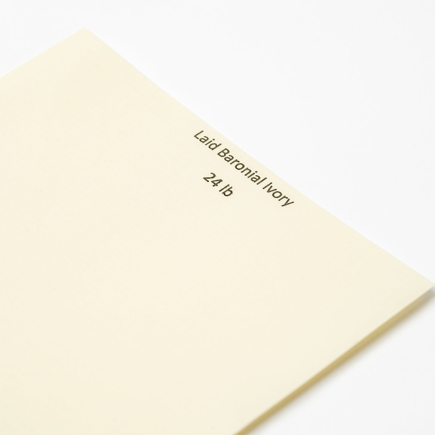 Laid Baronial Ivory 8x10 Journal